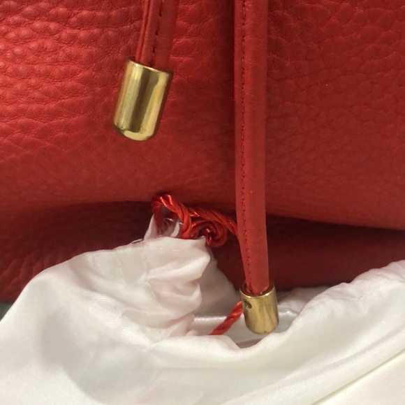 Coach Bucket Avery Drawstring Mandarin with Blue Leather Cross Body Bag - Picture 11 of 16